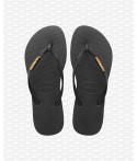 HAVAIANAS SLIM LOGO METALLIC