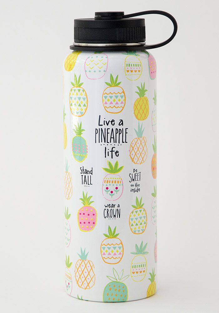 GARRAFA DE ÁGUA "LIVE A PINEAPPLE LIFE"