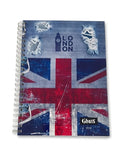 Caderno Espiral A4 Ghuts Quadriculado - Denim London