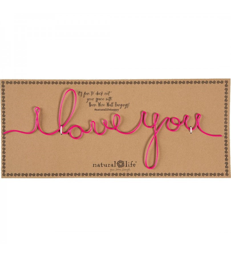 LETREIRO DECORATIVO "I LOVE YOU"