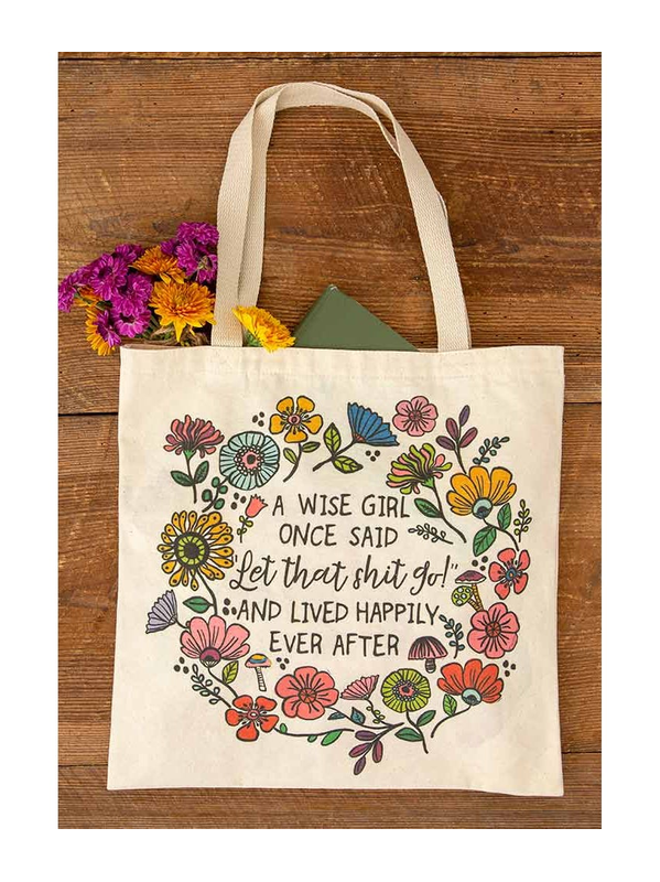 SACO DE COMPRAS "A WISE GIRL..."