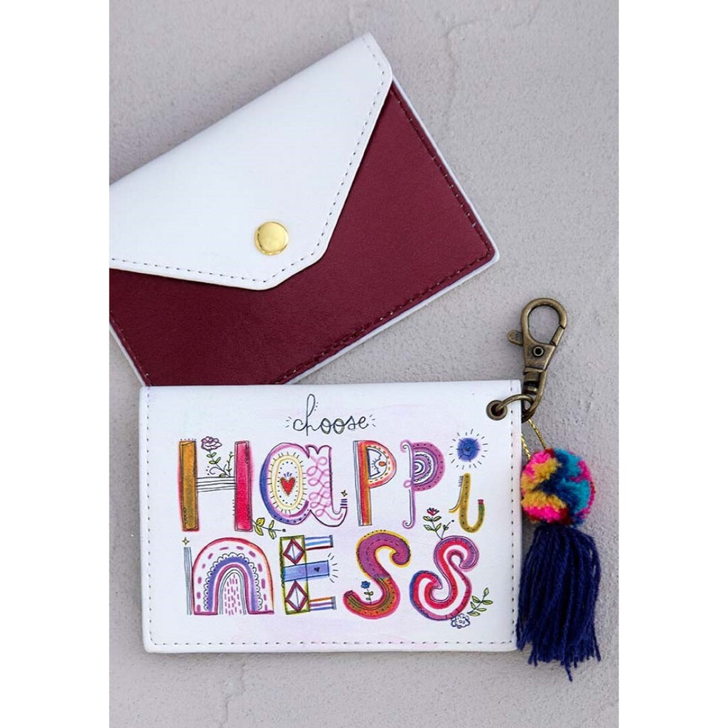 CARTEIRA PARA CARTÕES "CHOOSE HAPPINESS"
