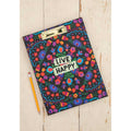 FÓLIO CAPA RIGIDA "LIVE HAPPY"
