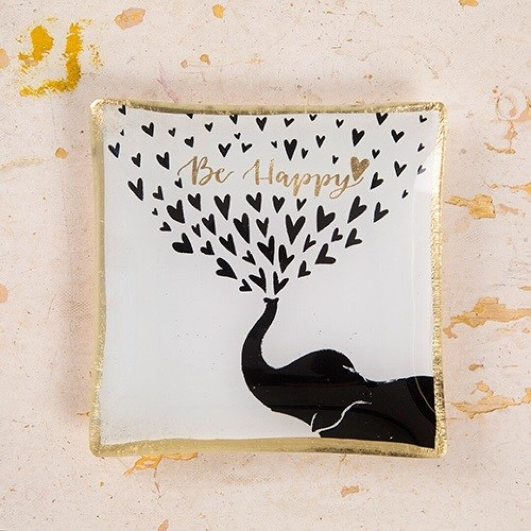 PRATO DECORATIVO "BE HAPPY"