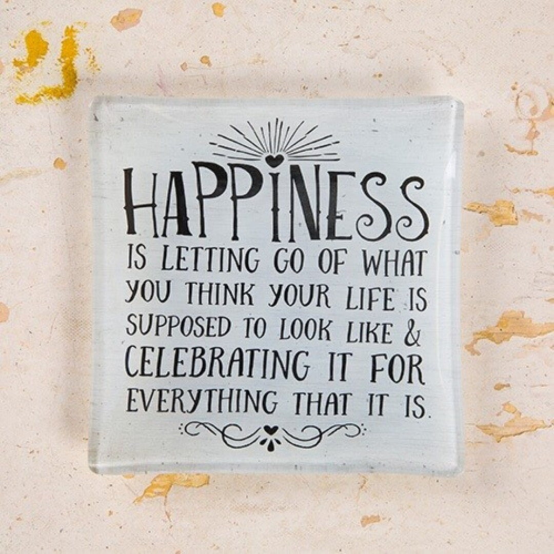 PRATO DECORATIVO "HAPPINESS"