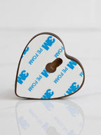 SUPORTES MADEIRA FORMATO CORAÇÃO