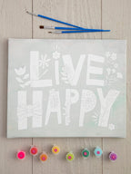 KIT DE PINTURA "LIVE HAPPY"