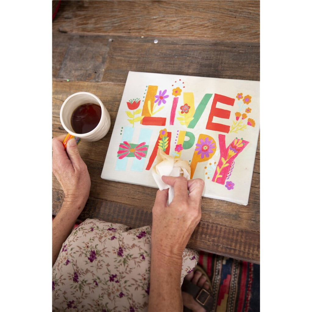 KIT DE PINTURA "LIVE HAPPY"