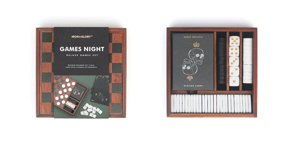 GAMES NIGHT - CHECKERS, DICE, CARDS AND DOMINOES