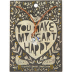 COLAR COM CORAÇÃO EM CRISTAL