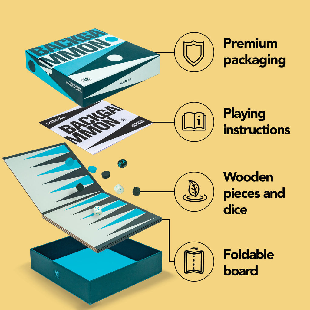 JOGO BACKGAMMON SET - GAMÃO