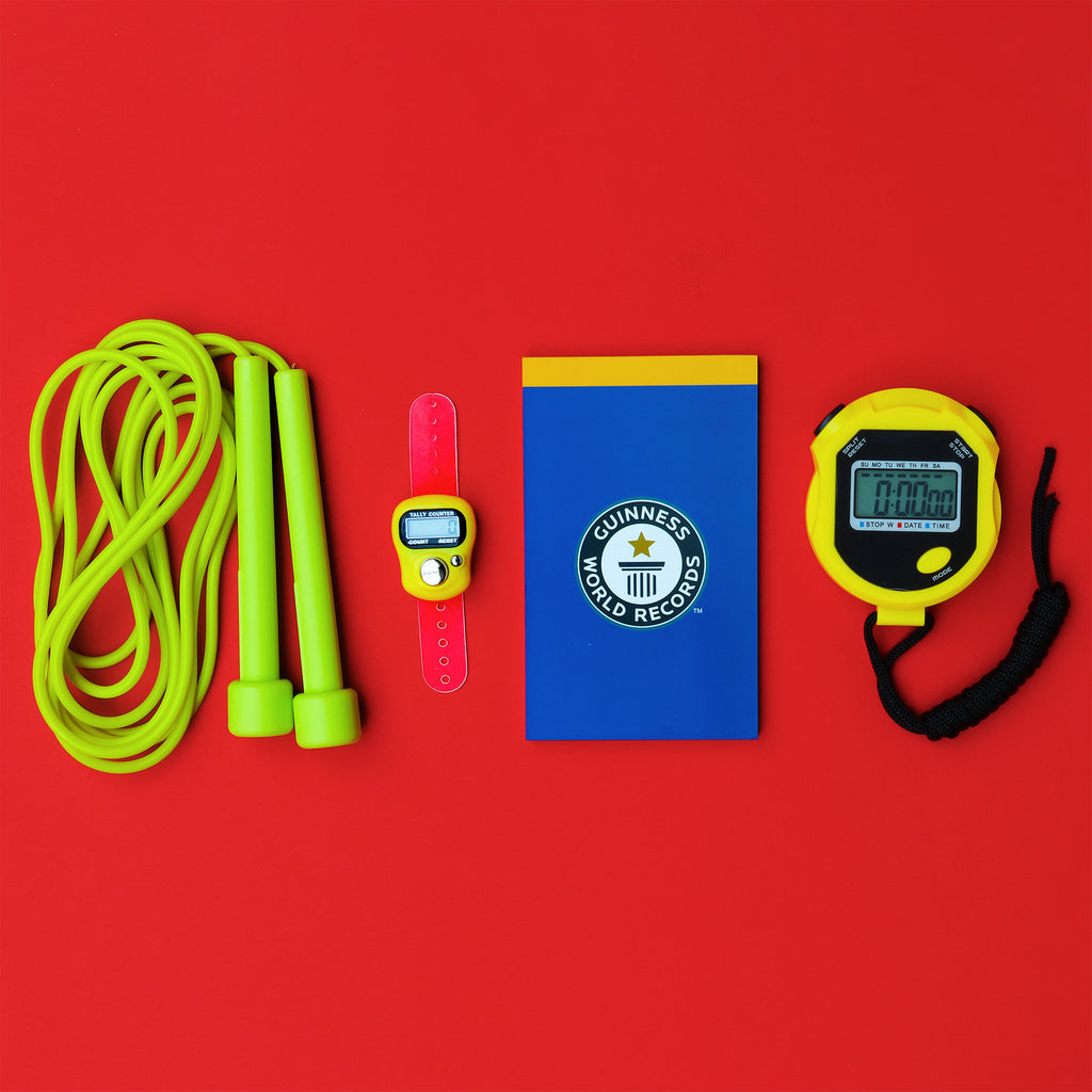 KIT SALTAR À CORDA - GUINNESS WORLD RECORD