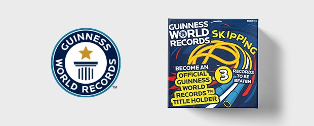 KIT SALTAR À CORDA - GUINNESS WORLD RECORD