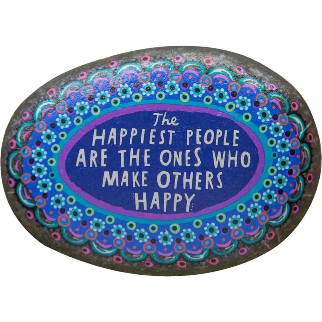 AMULETO "THE HAPPIEST PEOPLE ARE THE ONES WHO MAKE OTHERS HAPPY"