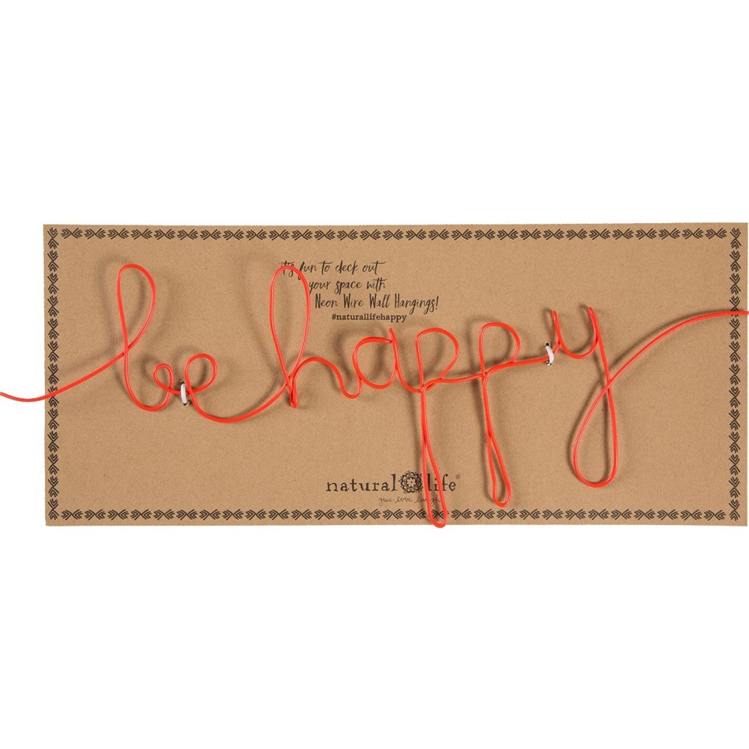 LETREIRO DECORATIVO "BE HAPPY"