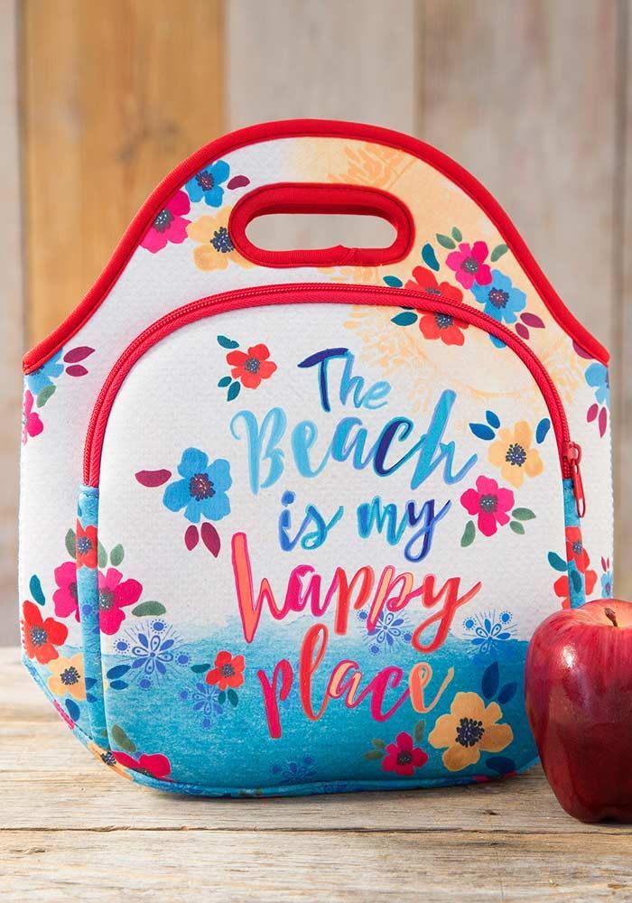 LANCHEIRA "THE BEACH IS MY HAPPY PLACE"