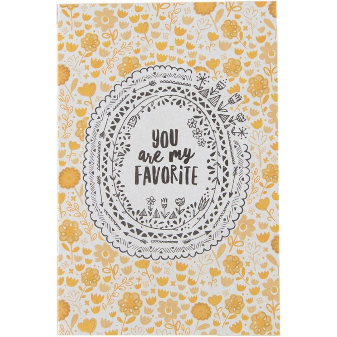 CARTÃO DE FELICITAÇÃO "YOU ARE MY FAVORITE"