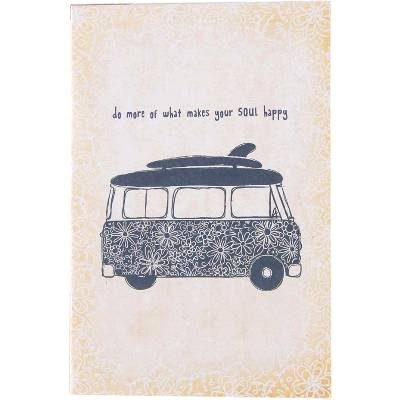 CARTÃO DE FELICITAÇÃO "DO WHAT MAKES YOUR SOUL HAPPY"