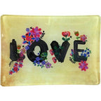 BANDEJA DE VIDRO "LIFE DOESN'T HAVE TO BE PERFECT"