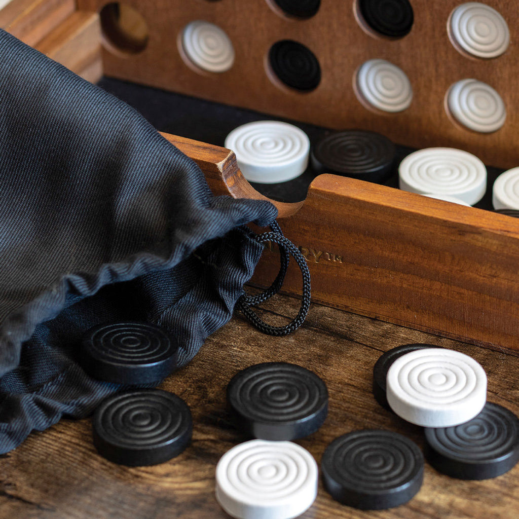 JOGO 4 EM LINHA DE MADEIRA