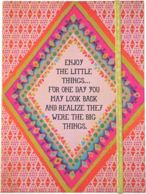 CADERNO "ENJOY THE LITTLE THINGS"