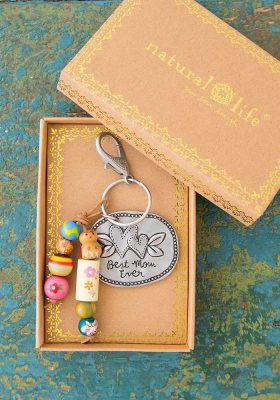 PORTA-CHAVES "BEST MOM EVER"