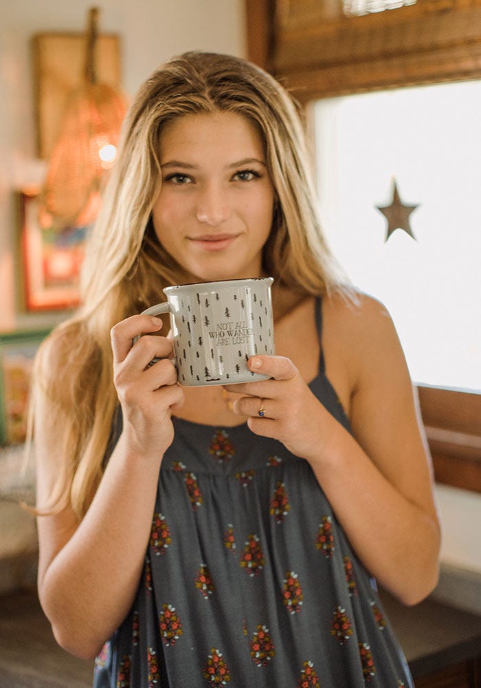 CANECA "NOT ALL WHO WANDER ARE LOST"