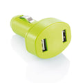 Cargador de coche USB de 2 puertos - Verde