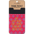 "CHANGE SOMEONE'S DAY" CELL PHONE BAG