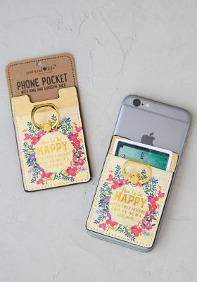 BOLSA PARA TELEMÓVEL "HOW TO BE HAPPY"