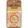 Cell phone bag "Make a difference today"