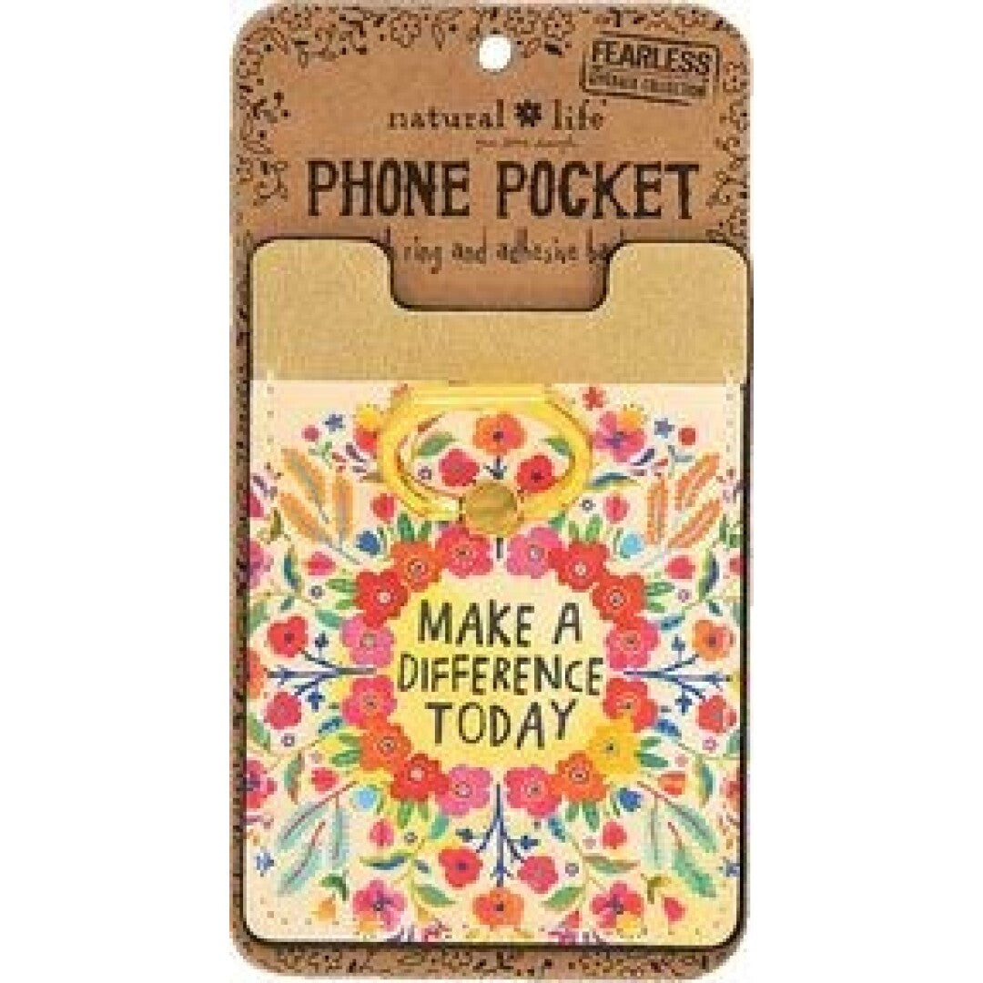 BOLSA PARA TELEMÓVEL "MAKE A DIFFERENCE TODAY"