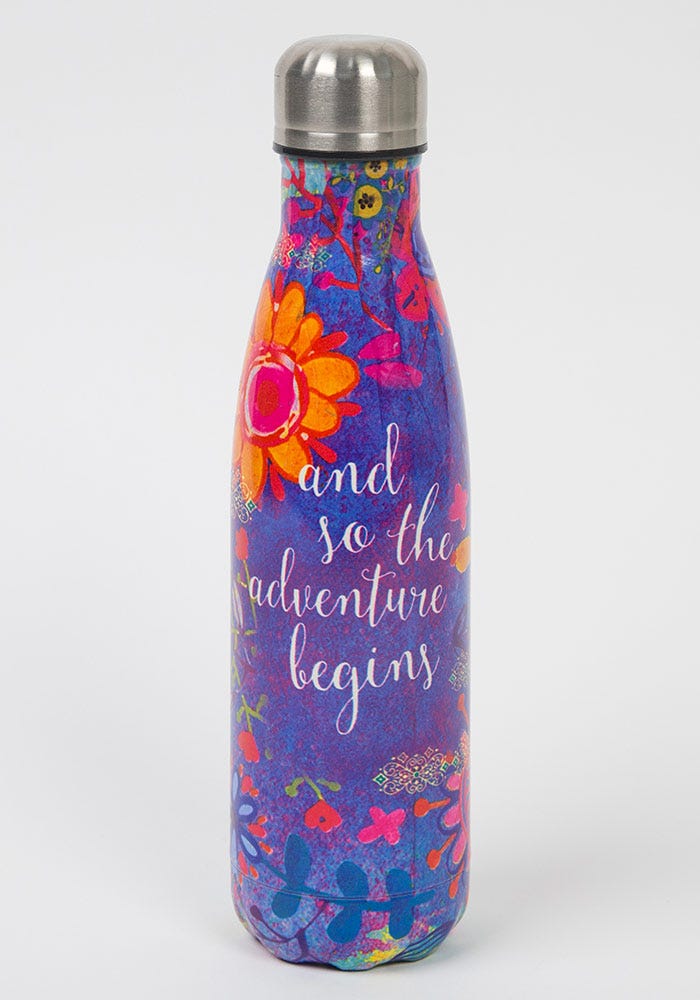 GARRAFA DE ÁGUA "AND SO THE ADVENTURE BEGINS" A
