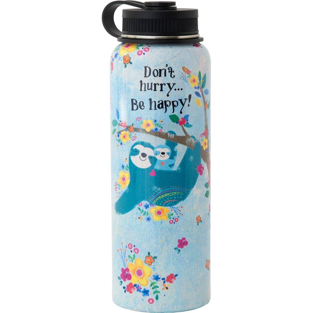 GARRAFA DE ÁGUA "DON'T HURRY BE HAPPY"